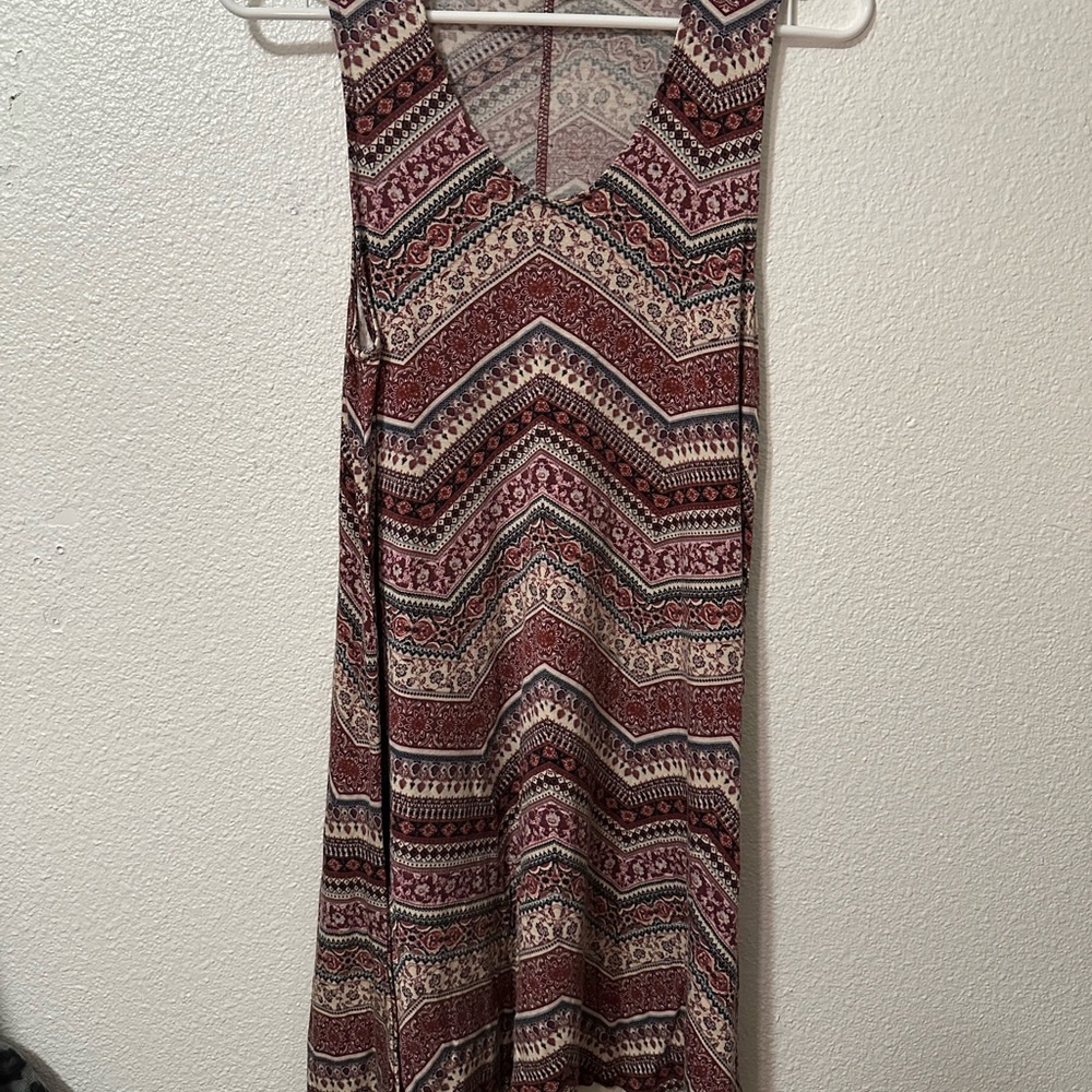 Rue21 Multicolor Chevron Midi Dress